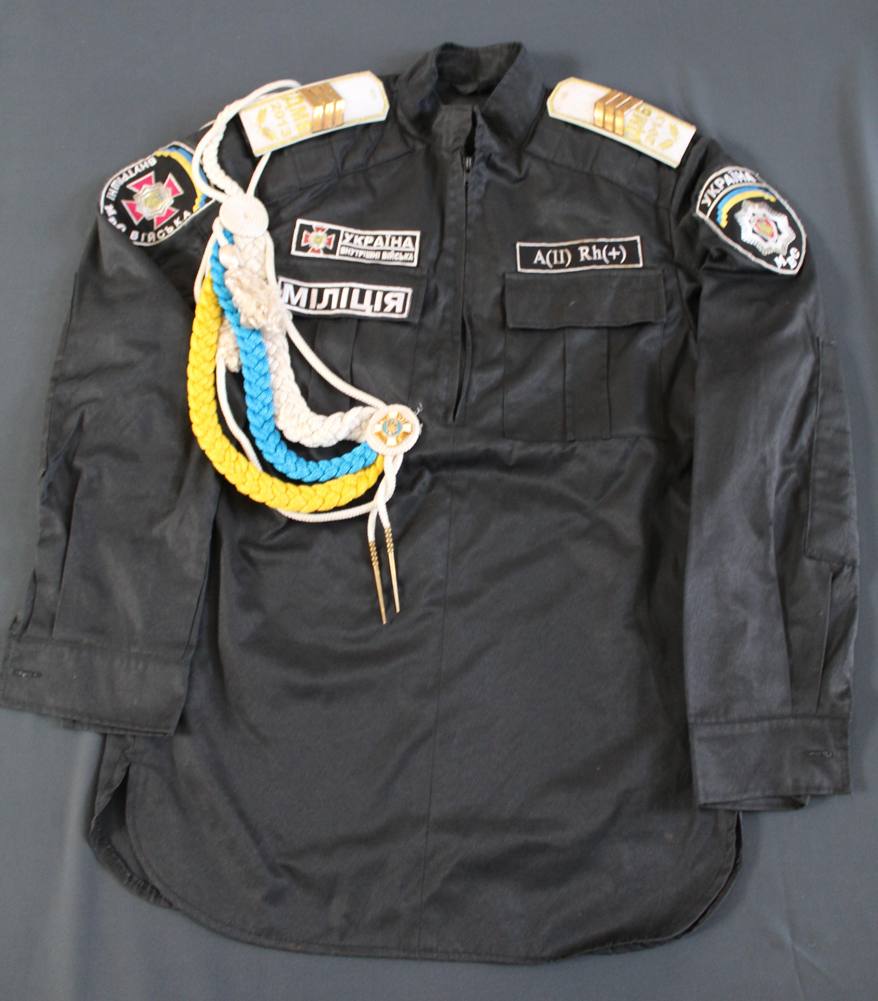 Форма дембельская милицейская Украина (старого образца) (привезена из зоны СВО)